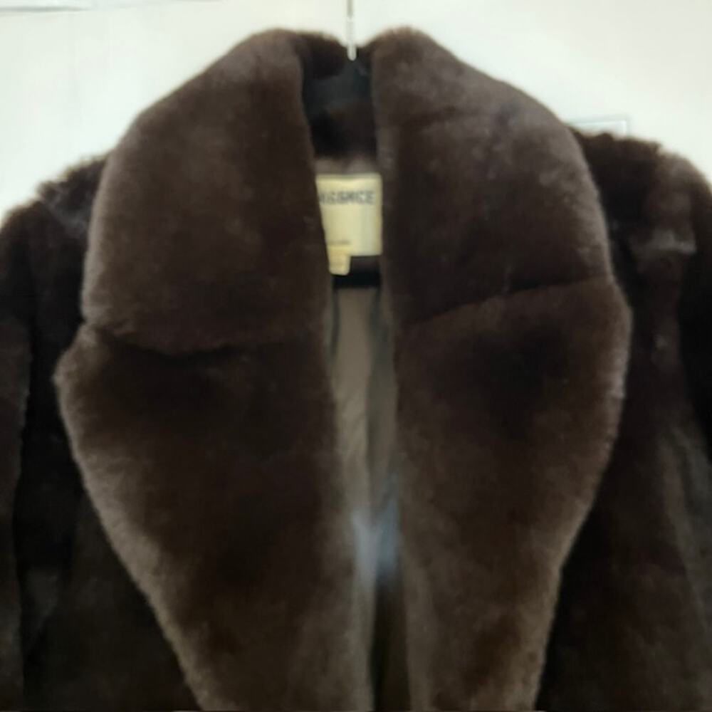 L’Agence Faux Fur Lizbeth Coat - size 6 - Picture 6 of 11